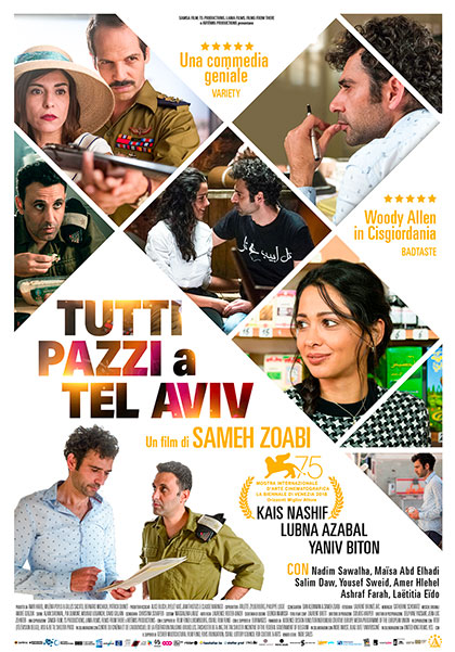 Tutti pazzi a Tel Aviv - Locandina del film